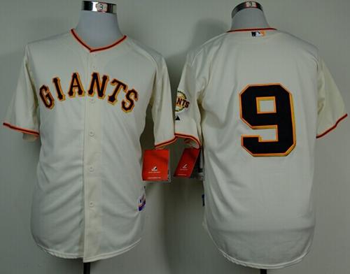 Custom Fan-Made Brandon Belt San Francisco Giants #9 Baseball Jersey