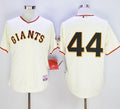 Custom Fan-Made Willie McCovey San Francisco Giants #44 Baseball Jersey