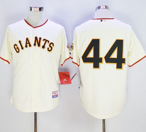 Custom Fan-Made Willie McCovey San Francisco Giants #44 Baseball Jersey
