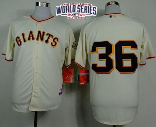 Custom Fan-Made Gaylord Perry San Francisco Giants #36 2014 Baseball Jersey
