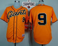 Custom Fan-Made Brandon Belt San Francisco Giants #9 Orange 2014 Baseball Jersey