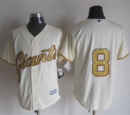 Custom Fan-Made Hunter Pence San Francisco Giants #8 Baseball Jersey