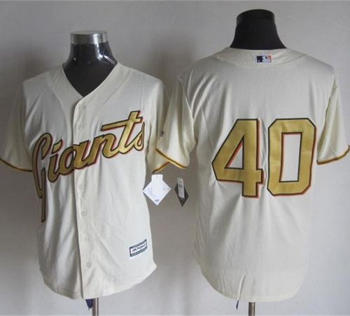 Custom Fan-Made Madison Bumgarner San Francisco Giants #40 Baseball Jersey