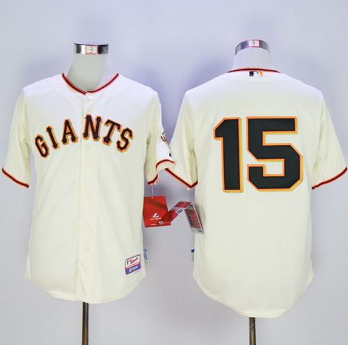 Custom Fan-Made Bruce Bochy San Francisco Giants #15 Baseball Jersey