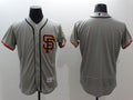 Custom Fan-Made San Francisco Giants #2 Grey Baseball Jersey