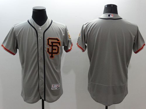 Custom Fan-Made San Francisco Giants #2 Grey Baseball Jersey