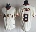 Custom Fan-Made Hunter Pence San Francisco Giants #8 Baseball Jersey