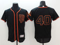 Custom Fan-Made Madison Bumgarner San Francisco Giants #40 Black Baseball Jersey