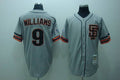 Custom Fan-Made Matt Williams San Francisco Giants #9 Grey Throwback Baseball Jersey