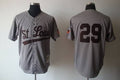 Custom Fan-Made Satchel Paige Cleveland Browns #29 Grey 1953 Baseball Jersey