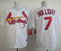 Custom Fan-Made Matt Holliday St. Louis Cardinals #7 White Baseball Jersey