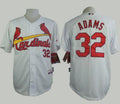 Custom Fan-Made Matt Adams St. Louis Cardinals #32 White Baseball Jersey