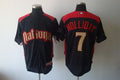 Custom Fan-Made Matt Holliday Nation BP St. Louis Cardinals #7 Black 2011 All-Star Edition Baseball Jersey