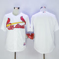 Custom Fan-Made White St. Louis Cardinals Baseball Jersey St. Louis Cardinals White Baseball Jersey