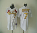 Custom Fan-Made Matt Holliday St. Louis Cardinals #7 White Baseball Jersey