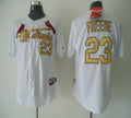 Custom Fan-Made David Freese St. Louis Cardinals #23 White Baseball Jersey
