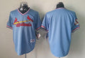 Custom Fan-Made Blue 1982 St. Louis Cardinals Baseball Jersey St. Louis Cardinals Blue 1982 Throwback Turn Back Clock Edition Baseball Jersey