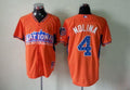 Custom Fan-Made Yadier Molina St. Louis Cardinals #4 Orange 2013 All-Star Edition Baseball Jersey