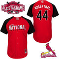 Custom Fan-Made Trevor Rosenthal St. Louis Cardinals #44 Red 2015 All-Star Edition Baseball Jersey