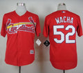 Custom Fan-Made Michael Wacha St. Louis Cardinals #52 Red Baseball Jersey