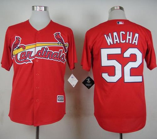 Custom Fan-Made Michael Wacha St. Louis Cardinals #52 Red Baseball Jersey