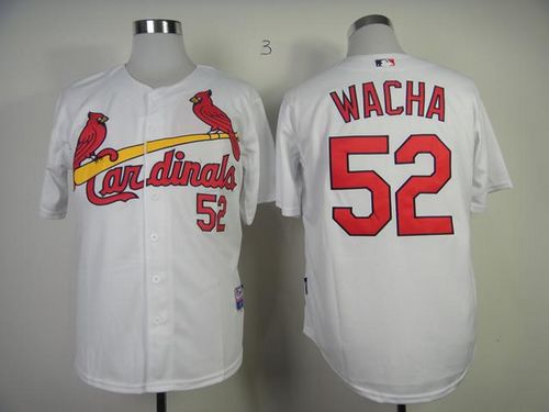 Custom Fan-Made Michael Wacha St. Louis Cardinals #52 White Baseball Jersey