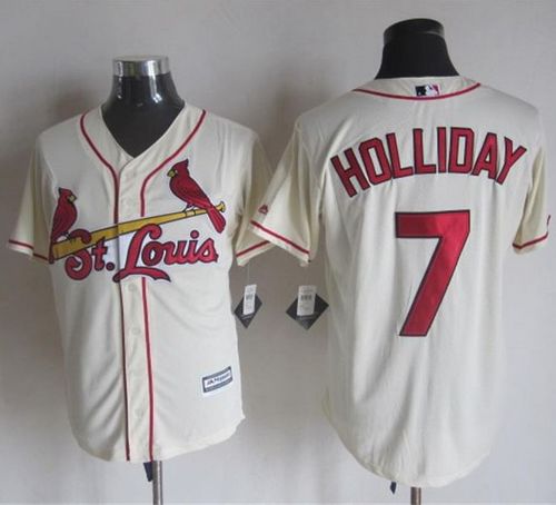 Custom Fan-Made Matt Holliday St. Louis Cardinals #7 Baseball Jersey
