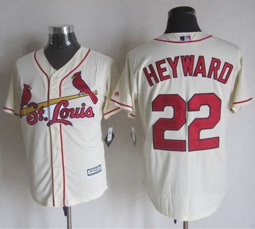 Custom Fan-Made Jason Heyward St. Louis Cardinals #22 Baseball Jersey
