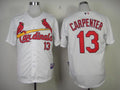 Custom Fan-Made Matt Carpenter St. Louis Cardinals #13 White Baseball Jersey