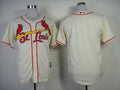 Custom Fan-Made Cream St. Louis Cardinals Baseball Jersey St. Louis Cardinals Baseball Jersey