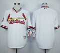 Custom Fan-Made White 1982 St. Louis Cardinals Baseball Jersey St. Louis Cardinals White 1982 Throwback Turn Back Clock Edition Baseball Jersey