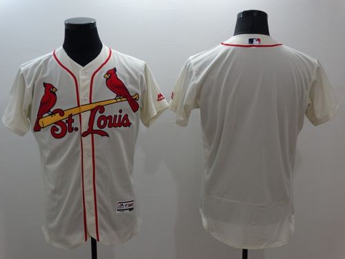 Custom Fan-Made Cream St. Louis Cardinals Baseball Jersey St. Louis Cardinals Baseball Jersey
