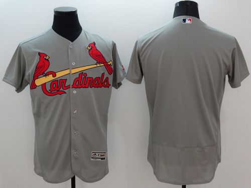 Custom Fan-Made Grey St. Louis Cardinals Baseball Jersey St. Louis Cardinals Grey Baseball Jersey