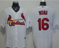 Custom Fan-Made Kolten Wong St. Louis Cardinals #16 White Baseball Jersey