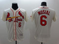 Custom Fan-Made Stan Musial St. Louis Cardinals #6 Baseball Jersey