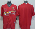 Custom Fan-Made Red St. Louis Cardinals Baseball Jersey St. Louis Cardinals Red Baseball Jersey