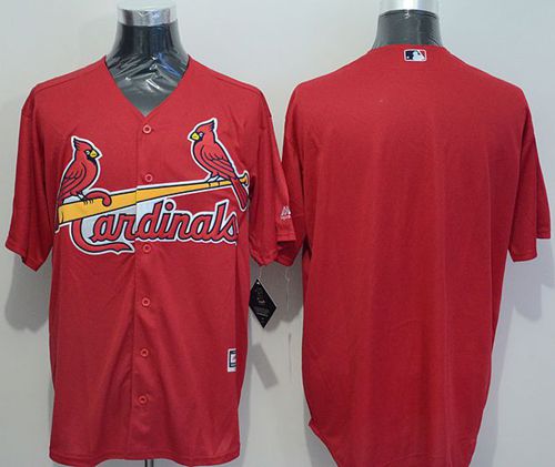 Custom Fan-Made Red St. Louis Cardinals Baseball Jersey St. Louis Cardinals Red Baseball Jersey