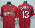 Custom Fan-Made Matt Carpenter St. Louis Cardinals #13 Red Baseball Jersey