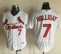 Custom Fan-Made Matt Holliday St. Louis Cardinals #7 White Baseball Jersey