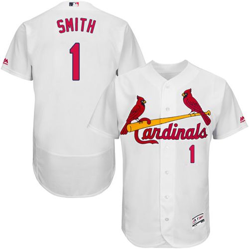 Custom Fan-Made Ozzie Smith St. Louis Cardinals #1 White Baseball Jersey