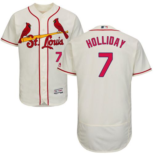 Custom Fan-Made Matt Holliday St. Louis Cardinals #7 Baseball Jersey