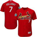 Custom Fan-Made Matt Holliday St. Louis Cardinals #7 Red Baseball Jersey