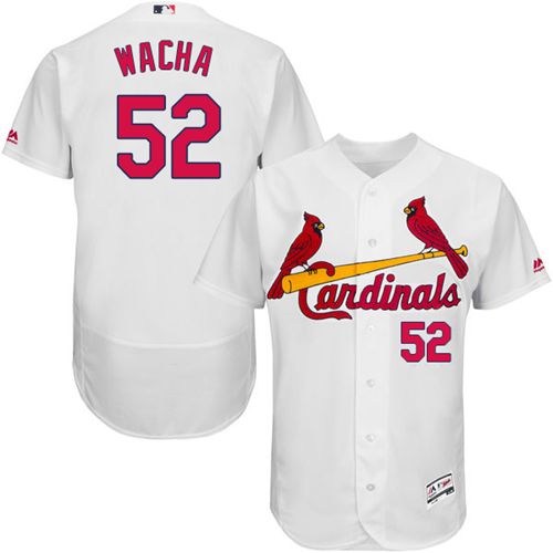 Custom Fan-Made Michael Wacha St. Louis Cardinals #52 White Baseball Jersey