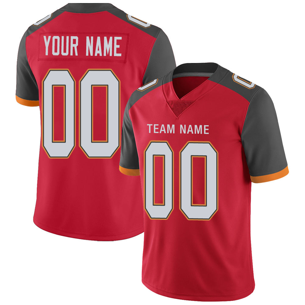 Custom red football jersey | GameDay Jerseys