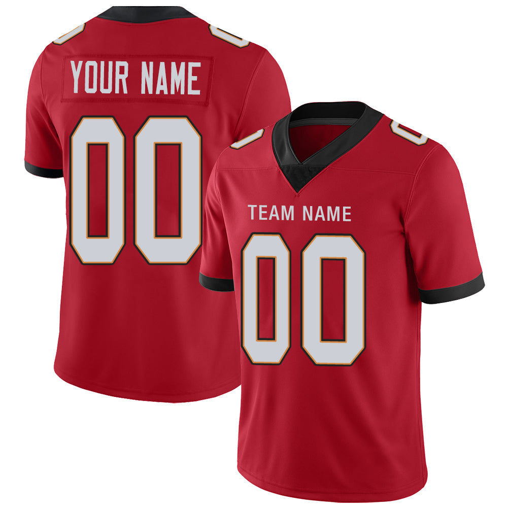 Custom red football jersey | GameDay Jerseys