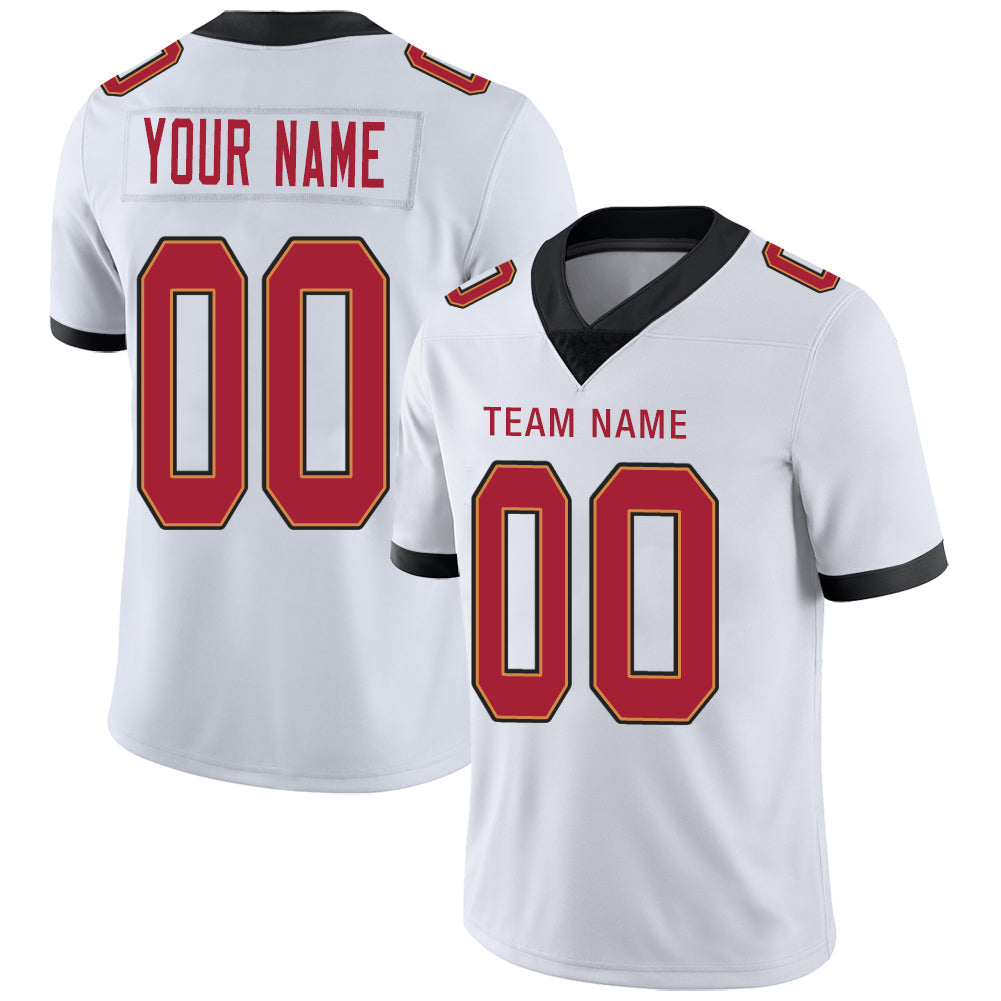 Custom white football jersey | GameDay Jerseys