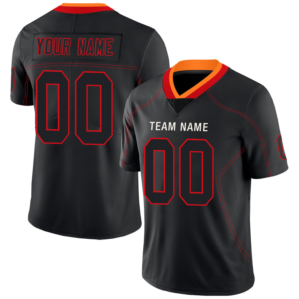 Custom black football jersey | GameDay Jerseys