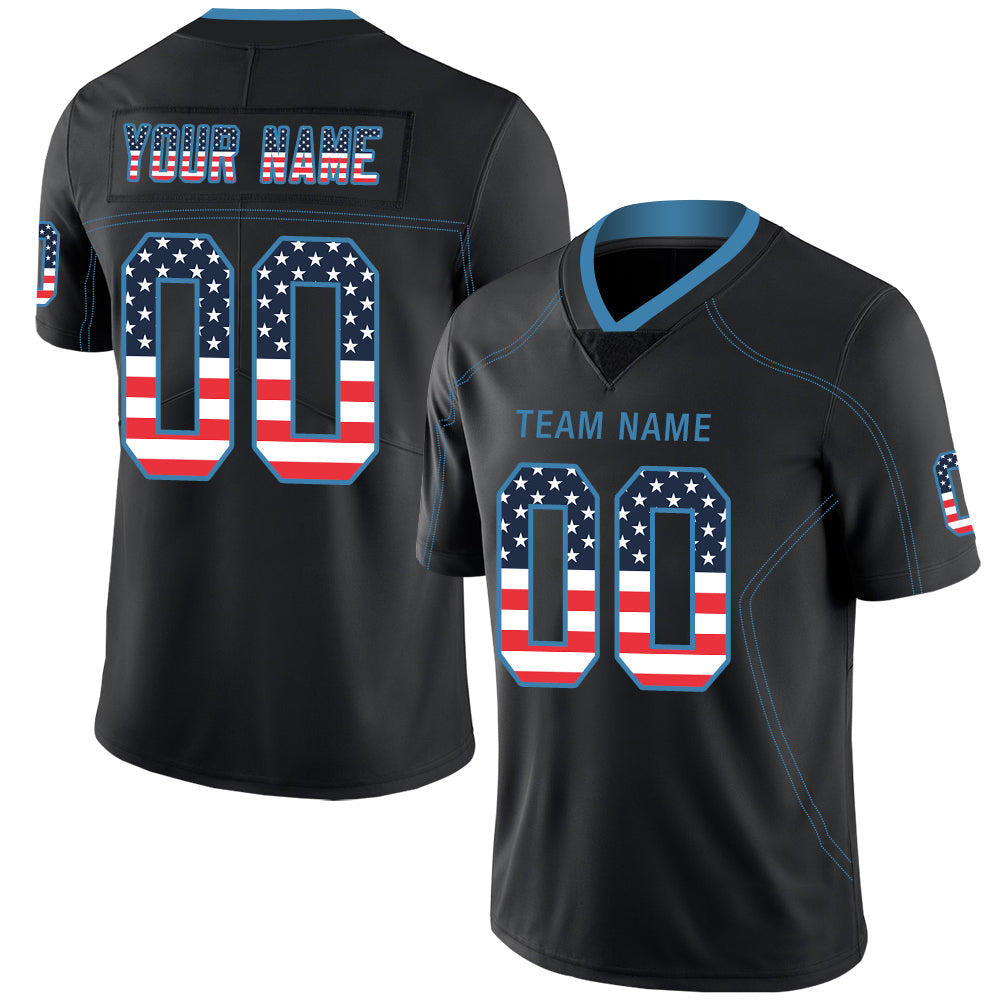 Custom black football jersey | GameDay Jerseys