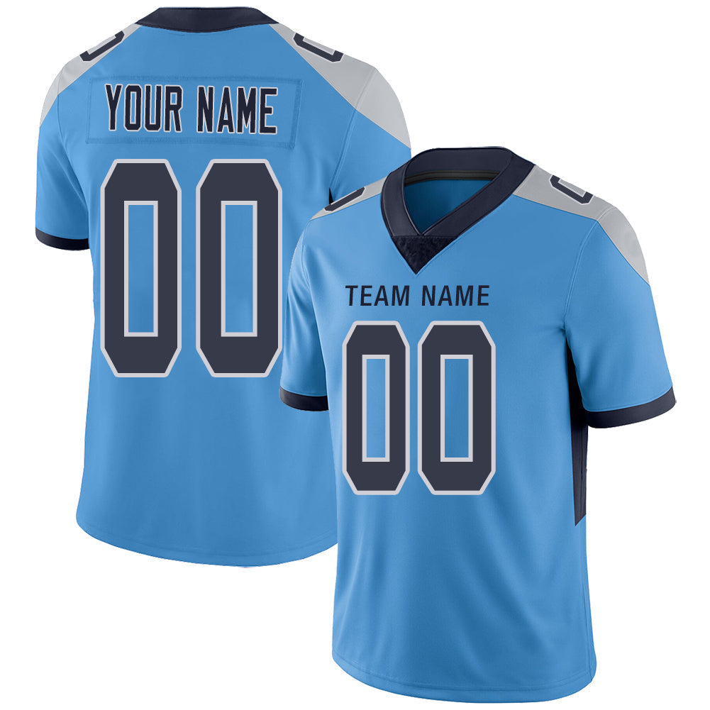 Custom blue football jersey | GameDay Jerseys