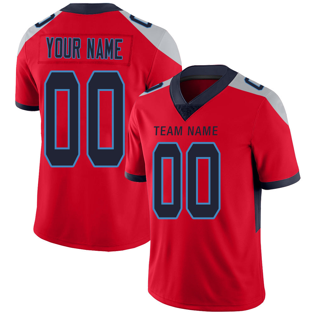 Custom red football jersey | GameDay Jerseys